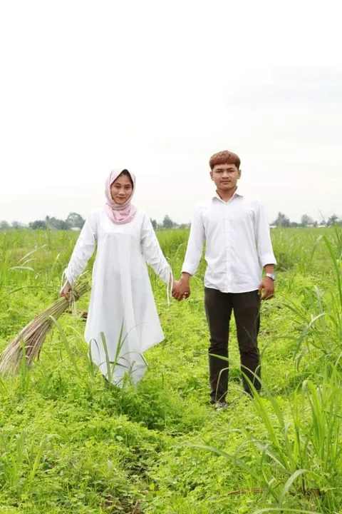 Foto sampul undangan Rina & Bhagas