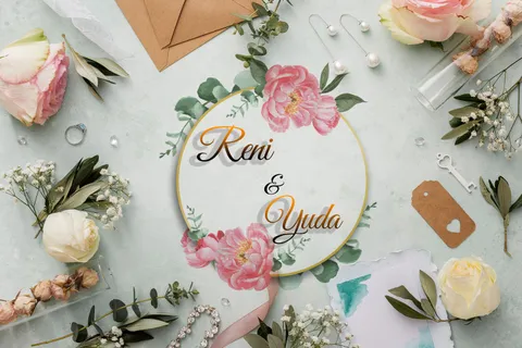 Foto sampul undangan Yuda & Reni