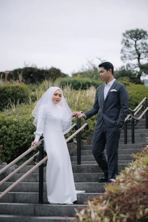 Foto sampul undangan Nadia & Riki