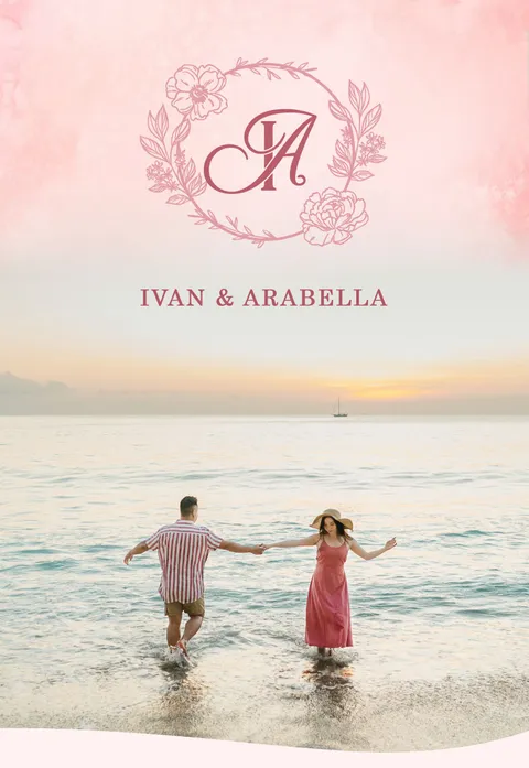 Foto sampul undangan Arabella & Ivan