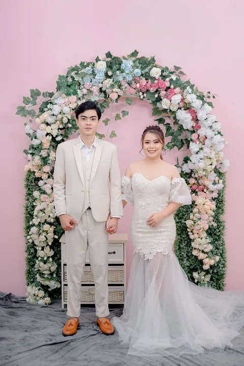 Foto sampul undangan Angel & Fandy